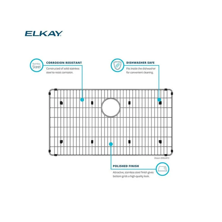 12-1/2"L x 12-1/2"W Stainless Steel Bottom Grid