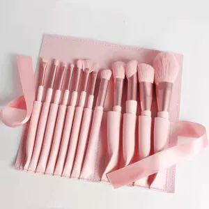 12 Piece Portable Makeup Brush Set for Beginners | Vegan & Cruelty-Free