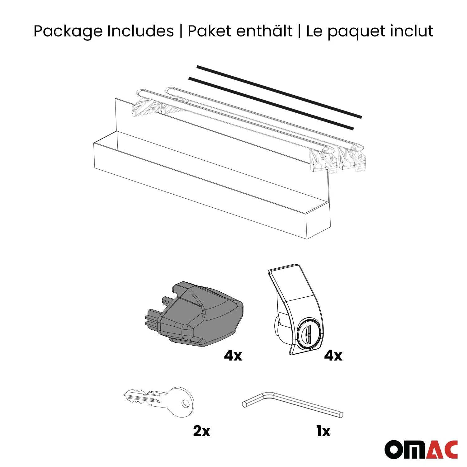 1999-2004 Jeep Grand Cherokee Roof Rack Cross Bars Black