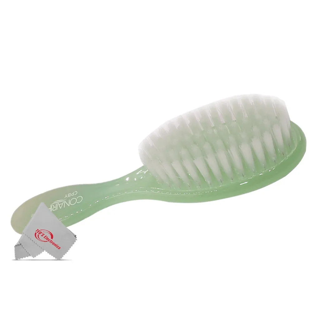 2x Conair Pro Baby Brush Extra Gentle for Little Heads (Green)