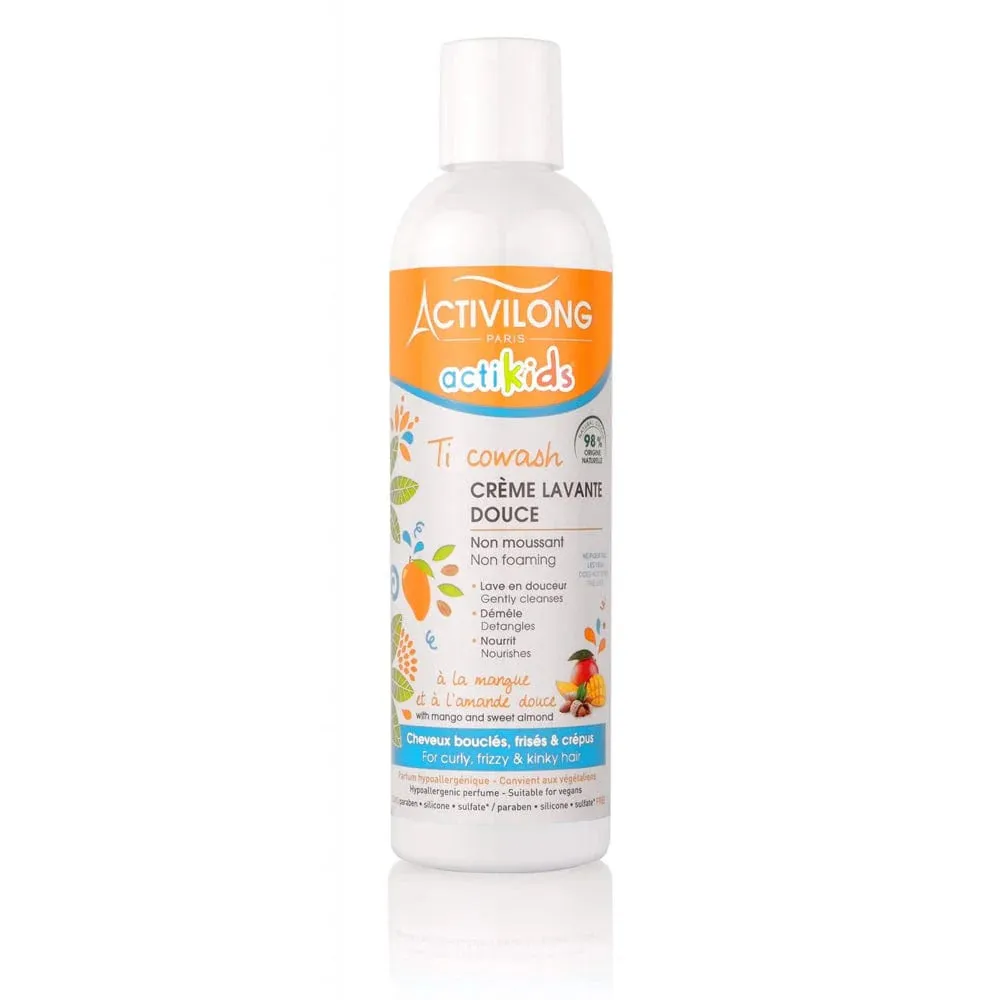 Activilong Non Foaming Cowash With Mango And Sweet Almond For Kids 240ml