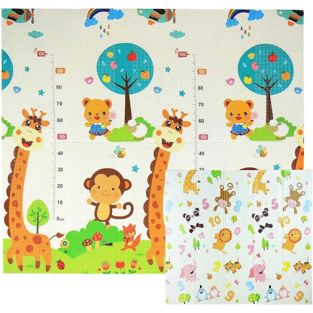 Apple Baby Reversible Folding Play Mat (Print May Vary)