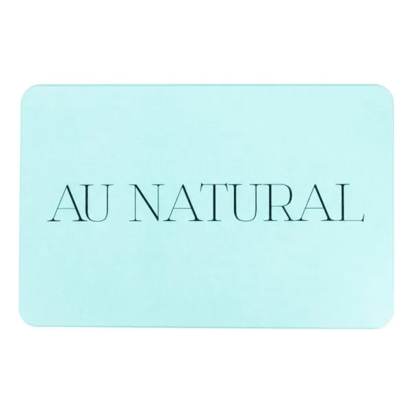 Artsy Mats Au Natural Aqua Blue Stone Non Slip Bath Mat - Touch Dry