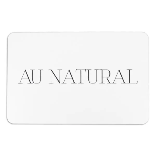 Artsy Mats Au Natural White Stone Non Slip Bath Mat - Touch Dry