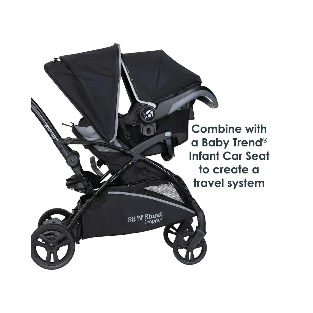 Baby Trend Sit N Stand® 5-in-1 Shopper Stroller - Blue Mist