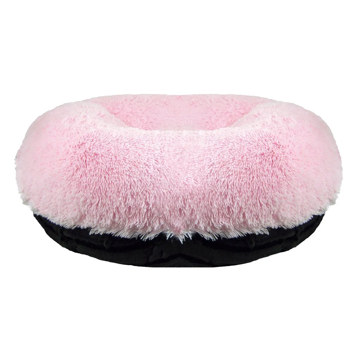 Bagel Dog Bed Black Puma/Bubble Gum