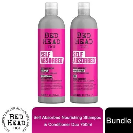 Bed Head By Self Absorbing Nourishing Shampoo and Conditioner Duo, 750 ml, Tigi