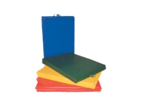 CanDo Mat with Handle - Center Fold - 1-3/8" EnviroSafe Foam with Cover - 4' x 6' - Specify Color