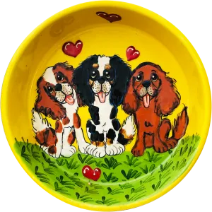 Cavalier King Charles 10" Dog Bowl