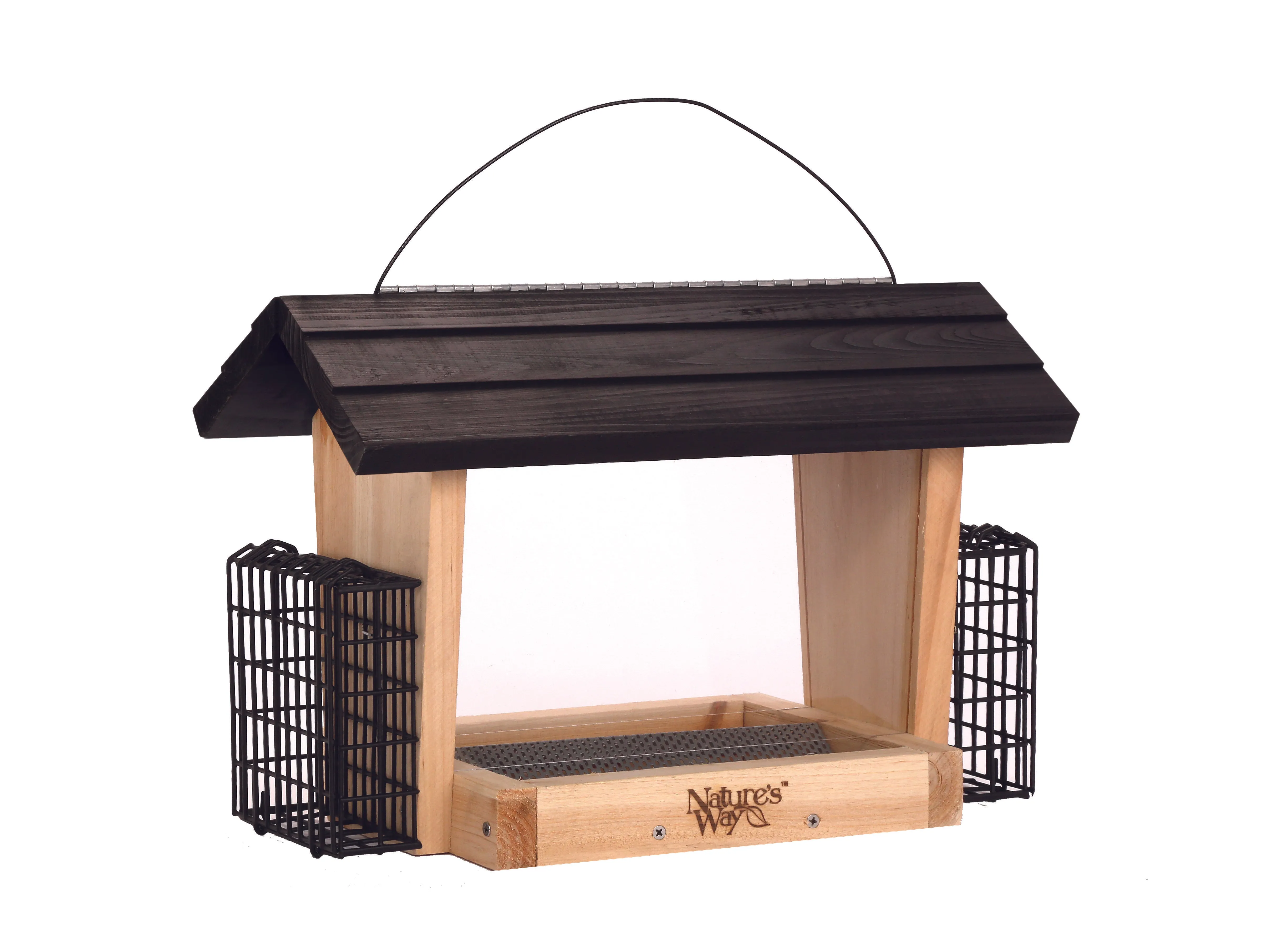 Cedar 6 Quart Hopper w/Suet Feeder by Nature's Way (PICK UP ONLY)