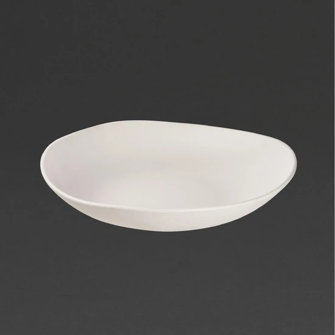 Churchill Alchemy Melamine Trace Bowls White 380mm (Pack of 2)