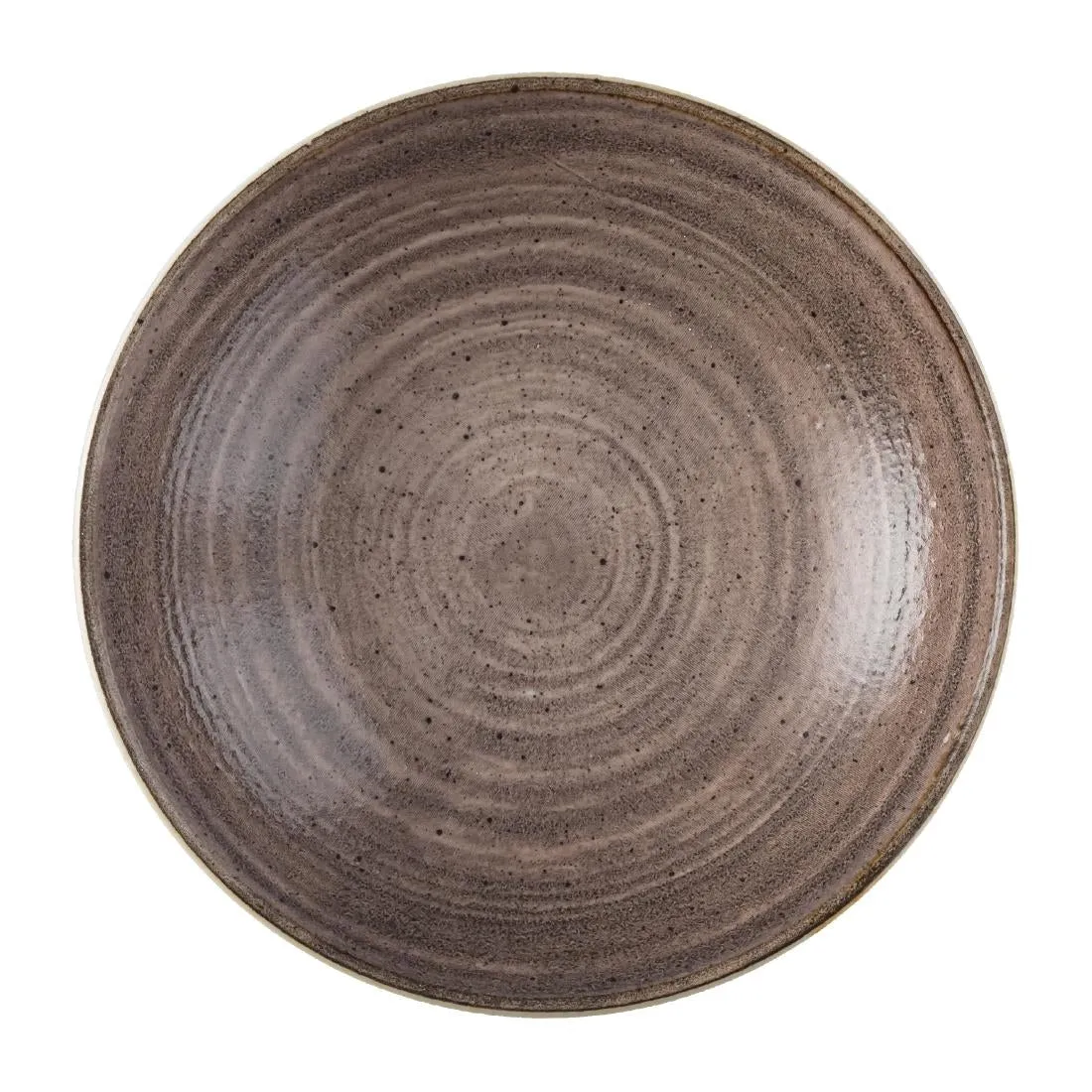 Churchill Stonecast Raw Coupe Bowls Brown 184mm (Pack of 12) - FS851