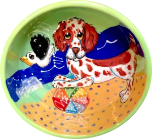 Clumber Spaniel Dog Bowl