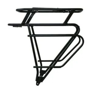 E BIKE BATTERY STEPS REPLACEMENT BIKE CARRIER 28" BLACK ALLOY LUGGAGE RACK