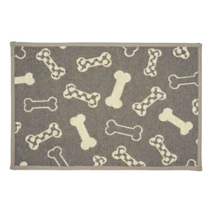 Fashion Feeding Mat - Polka Dot Bones