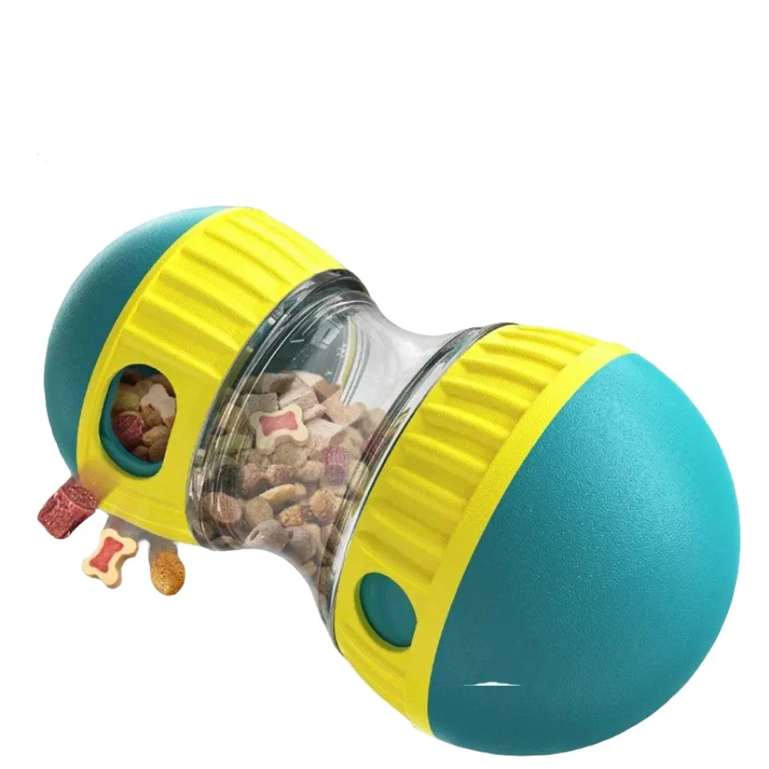 Food Ball Toy Tumbler™ - Elliptical Track Rolling Ball for Slow Feeding