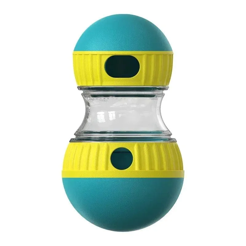 Food Ball Toy Tumbler™ - Elliptical Track Rolling Ball for Slow Feeding