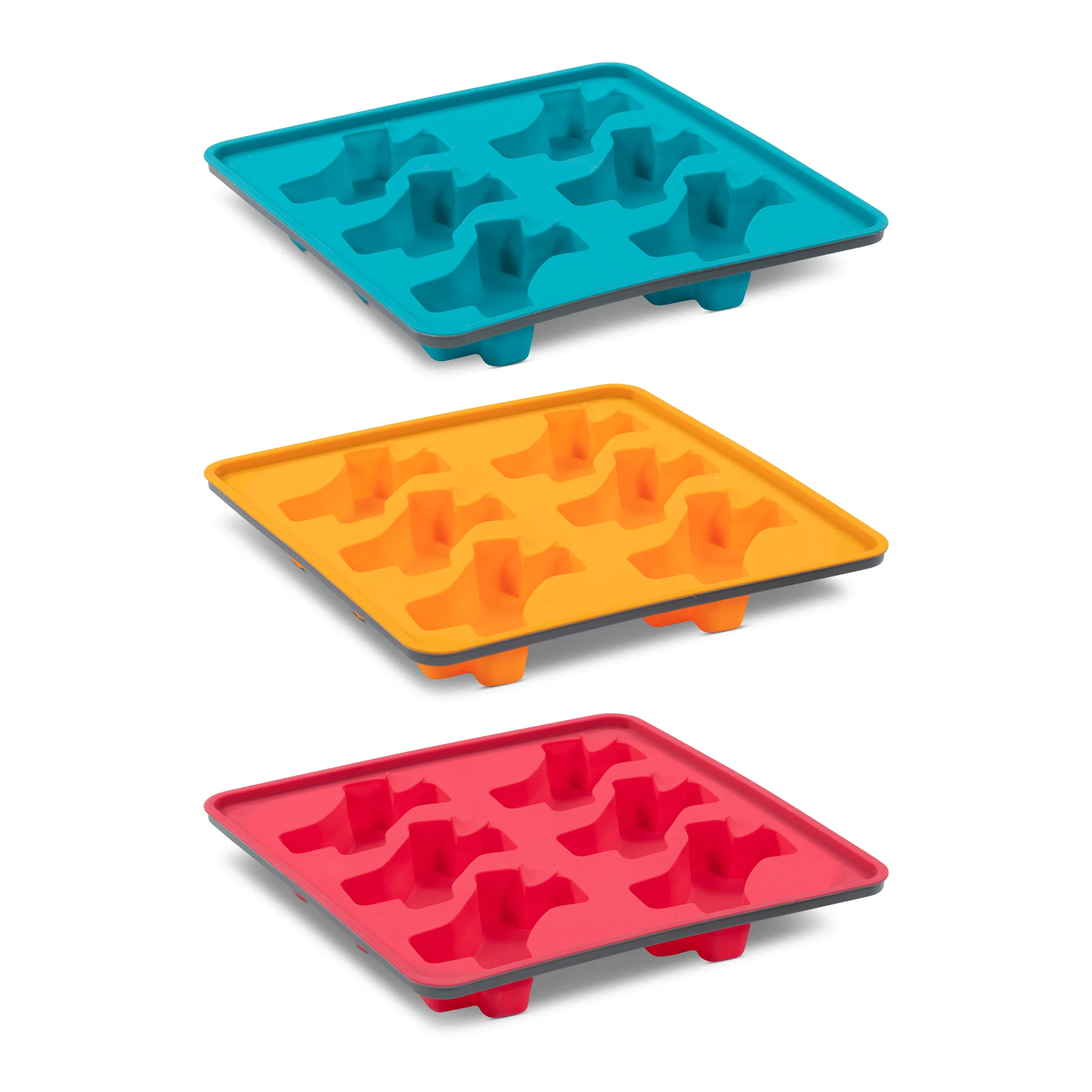 Framed "Spill Resistant" Silicone Popsicle Mold,  9.5" x 9.5"