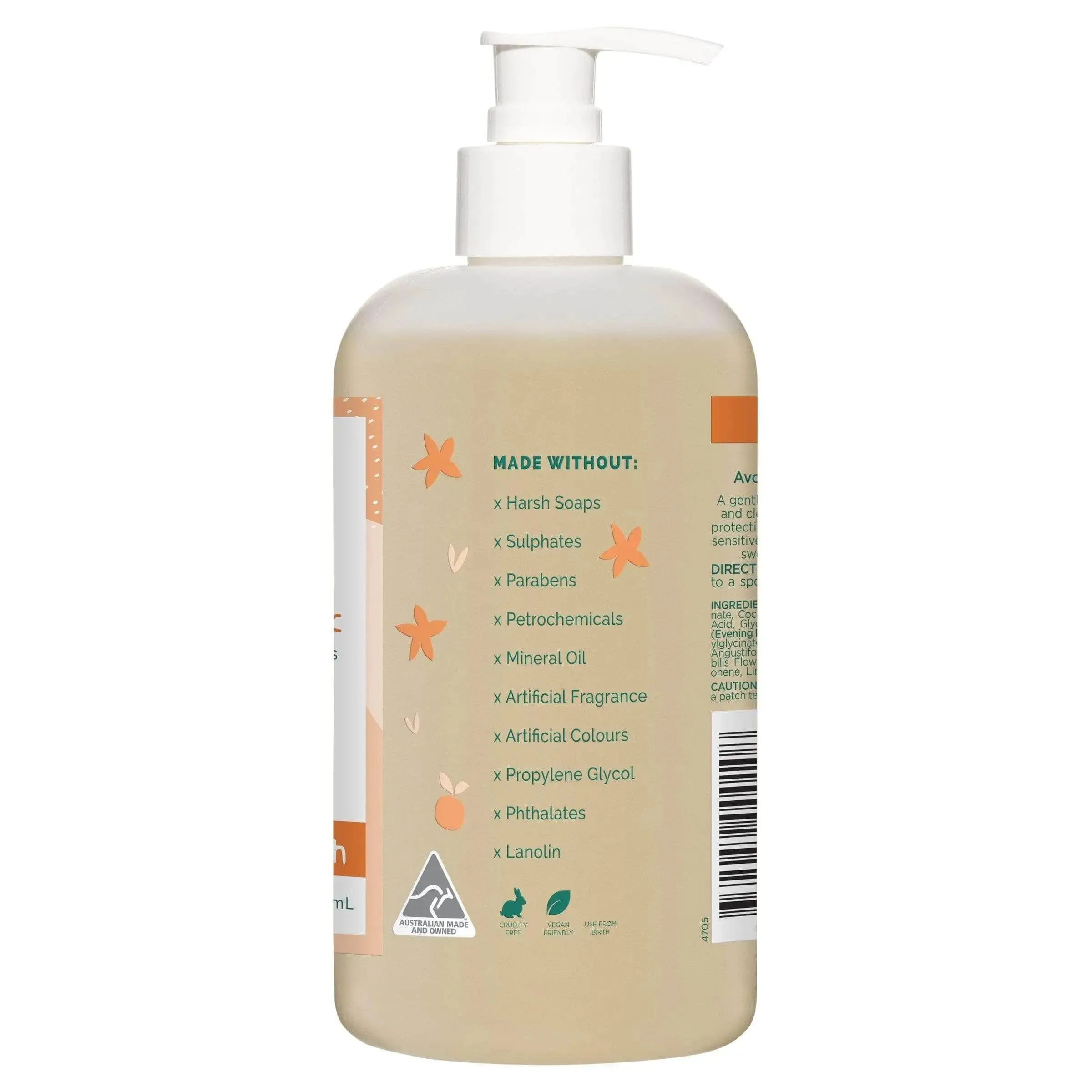 Gaia Bath and Body Wash for baby/toddler - 500ml