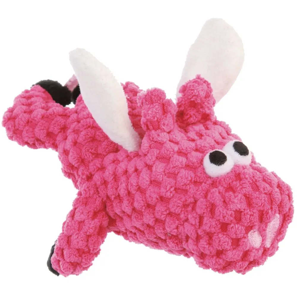 GoDog Just For Me Flying Pig Plush Dog Toy