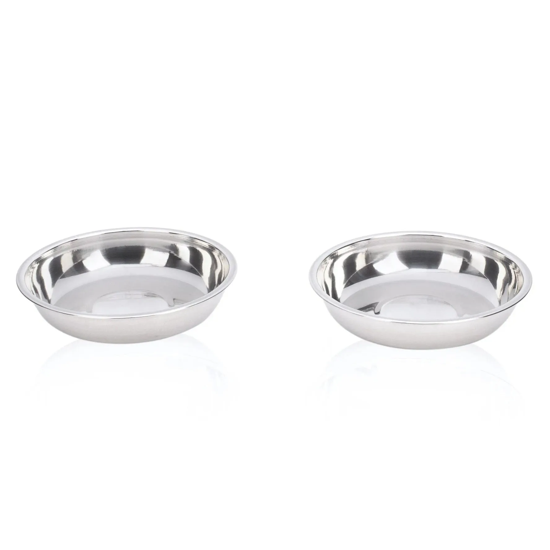 Helpen Pets Set of 2 Food-Grade Stainless Steel Replacement Bowls