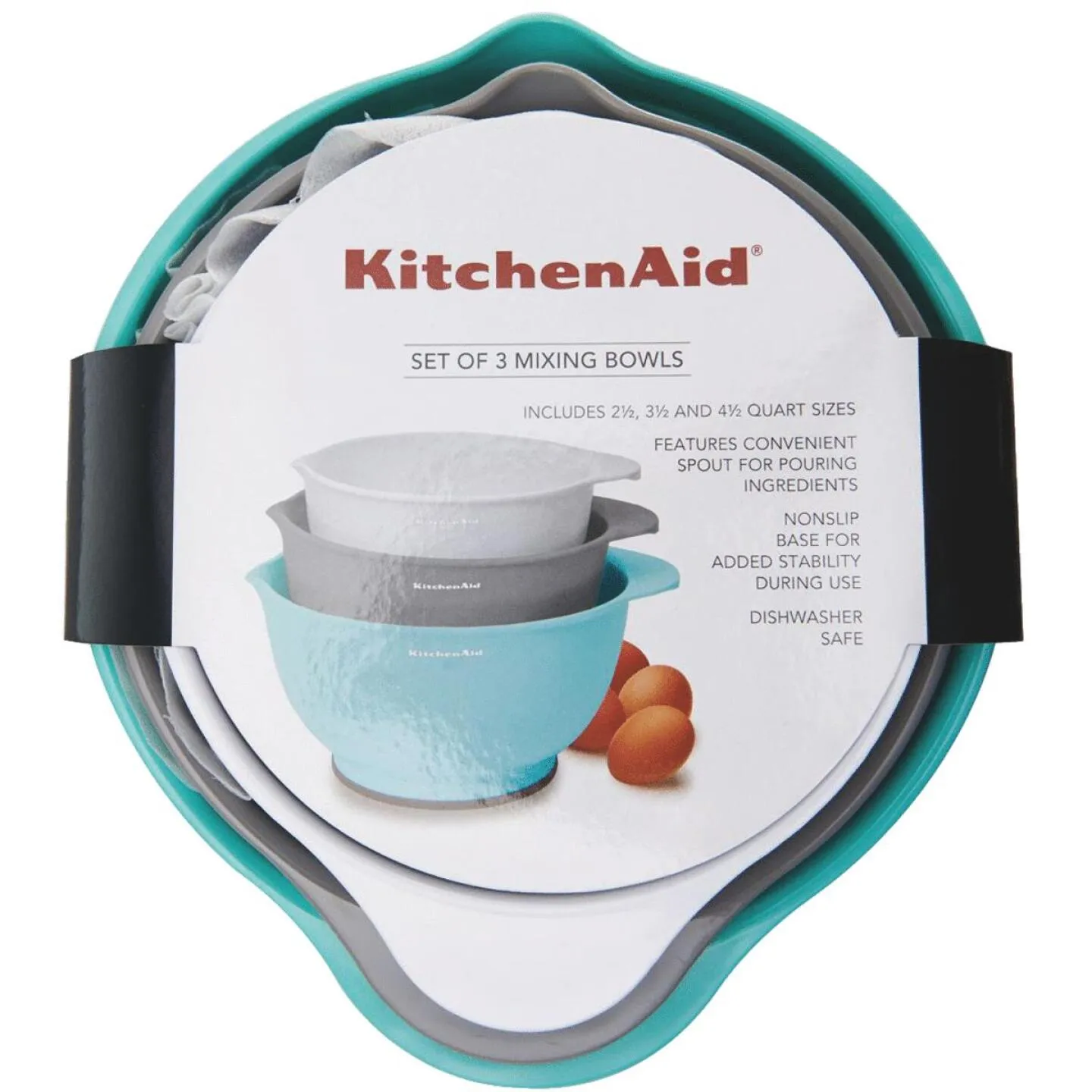 KitchenAid Plastic Mixing Bowls (3 Piece)