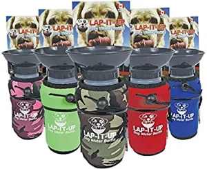 Lap-It-Up - Dog Water Bottle - 6 pack various colours