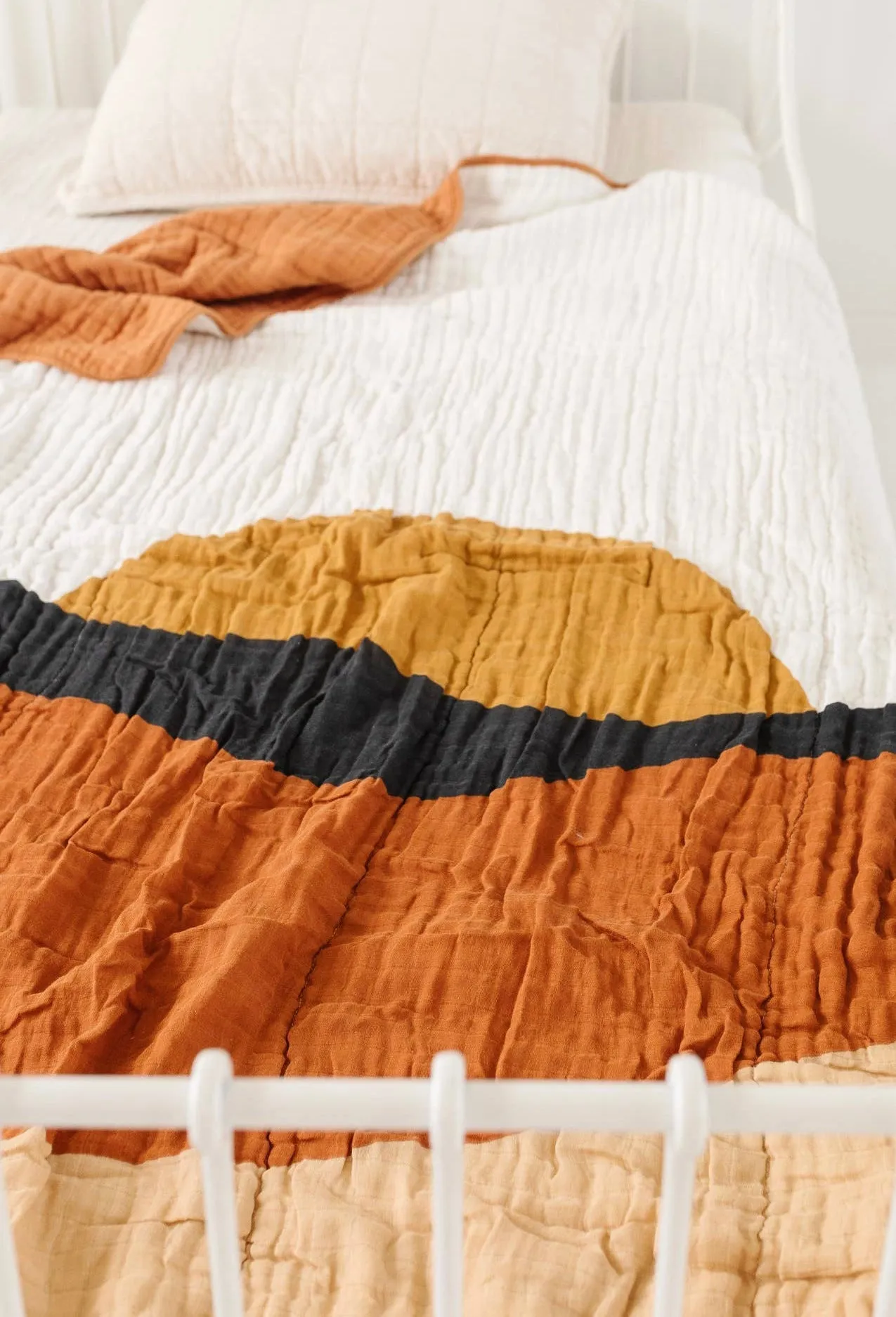 Large Sunset Throw Blanket / Quilt