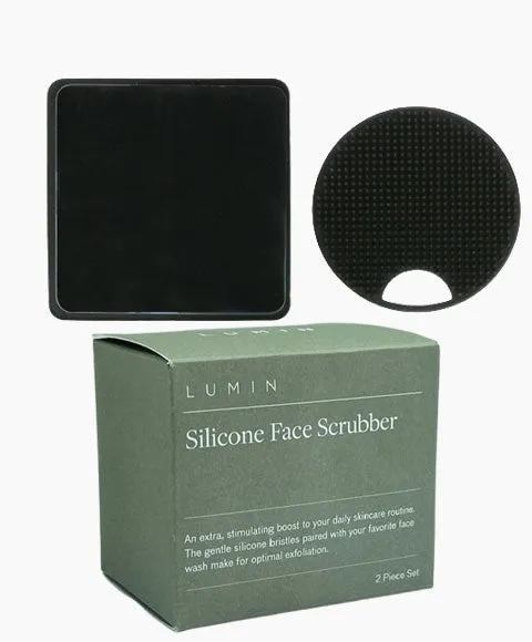 Lumin  Silicone Face Scrubber 2 Piece Set