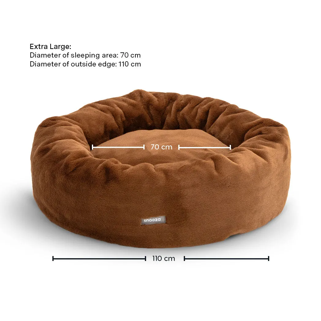 Luxe Fur Cuddler Dog Bed