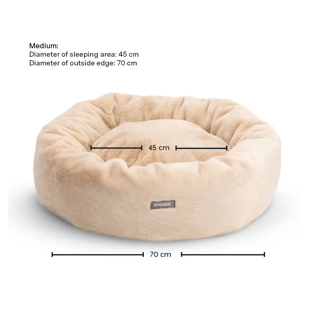 Luxe Fur Cuddler Dog Bed