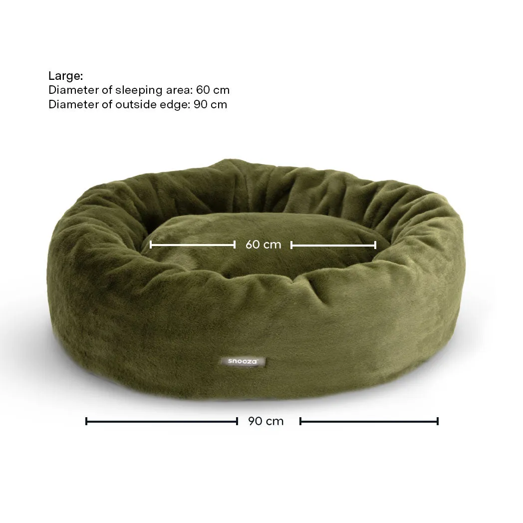 Luxe Fur Cuddler Dog Bed