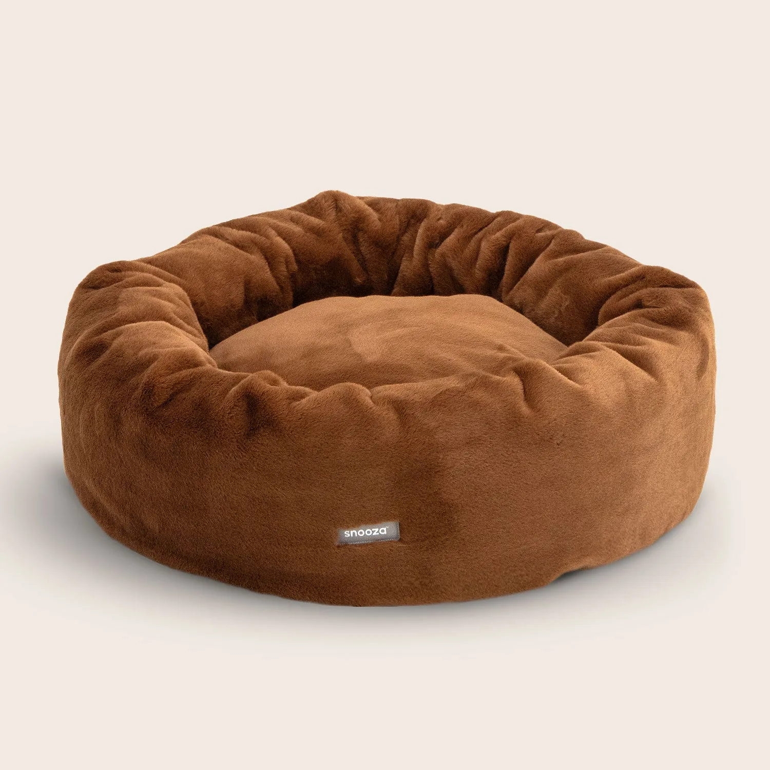 Luxe Fur Cuddler Dog Bed