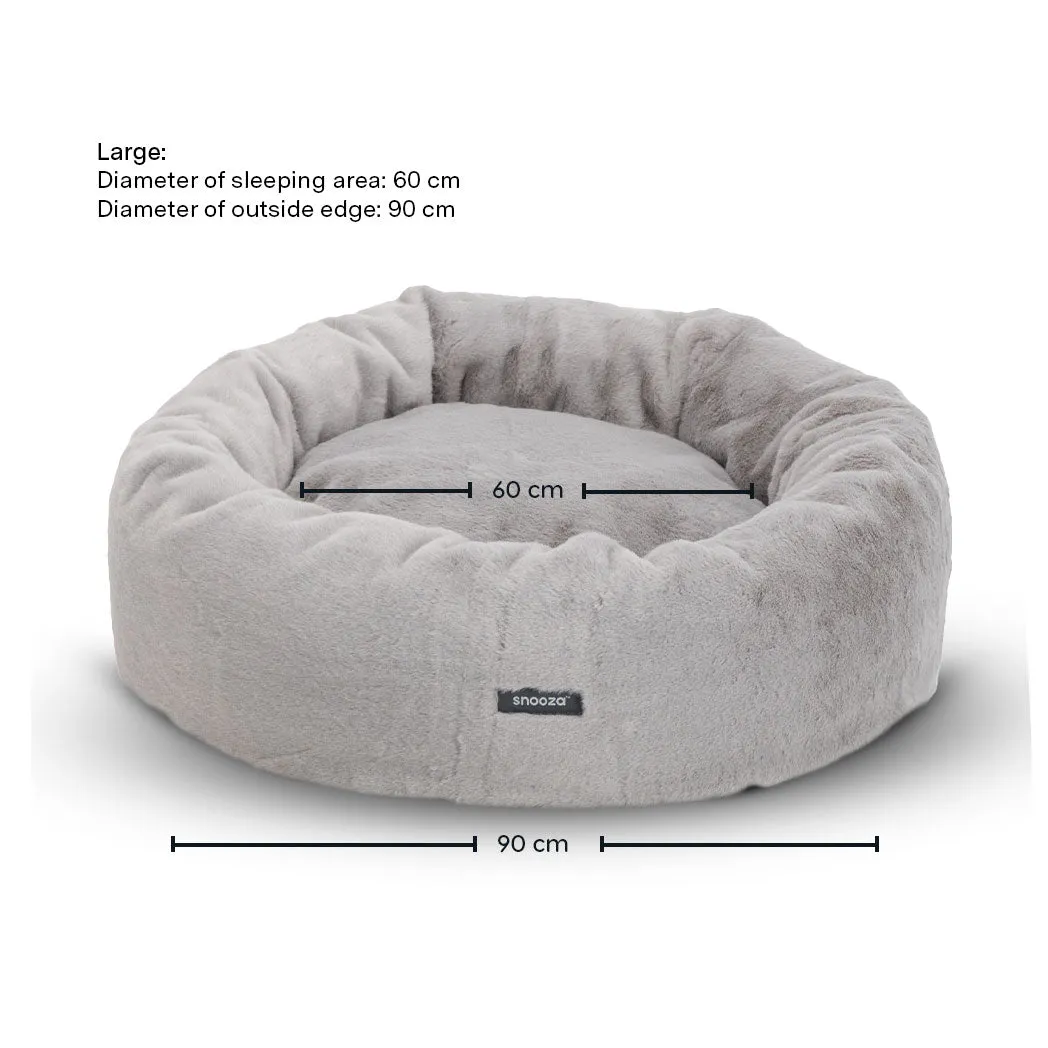 Luxe Fur Cuddler Dog Bed