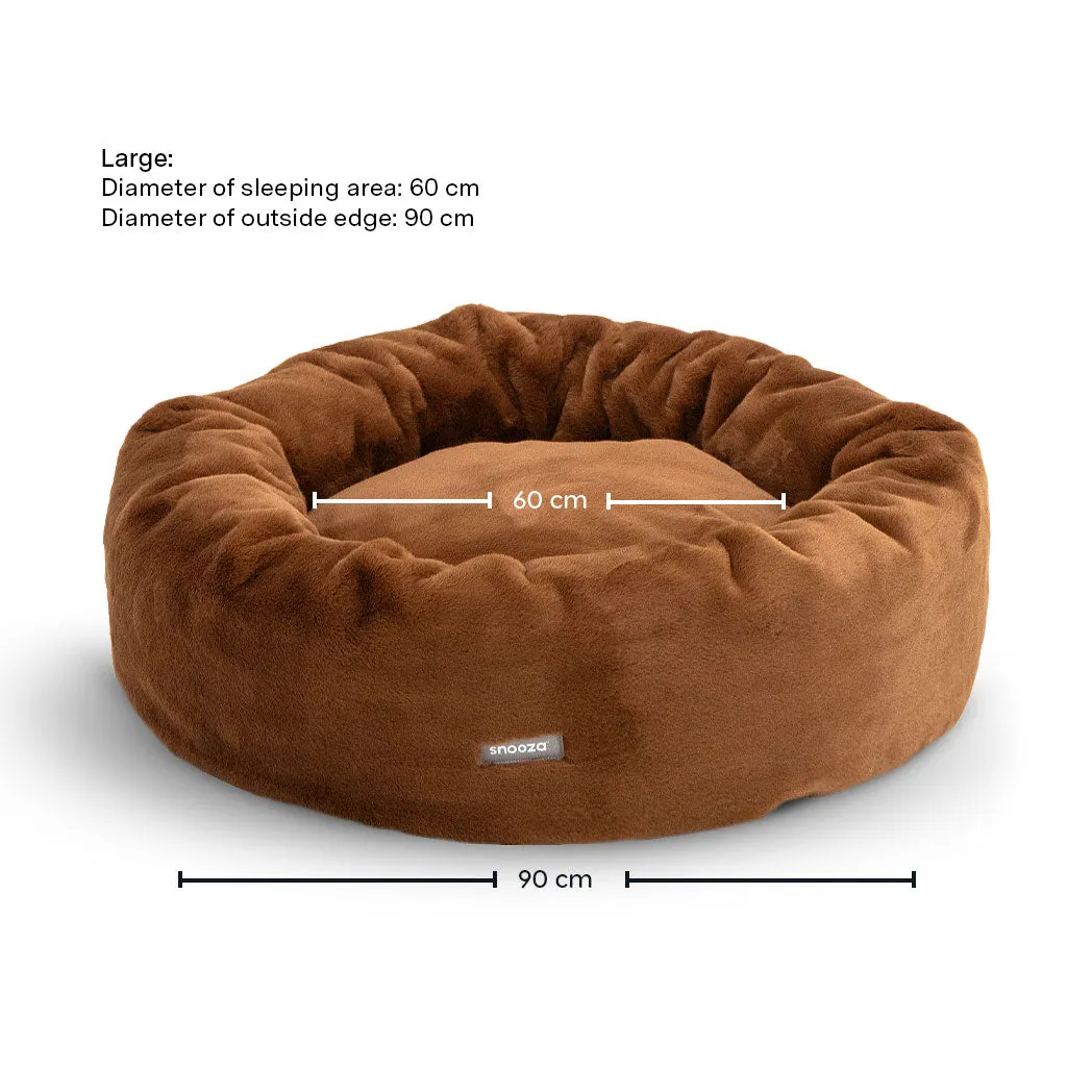 Luxe Fur Cuddler Dog Bed