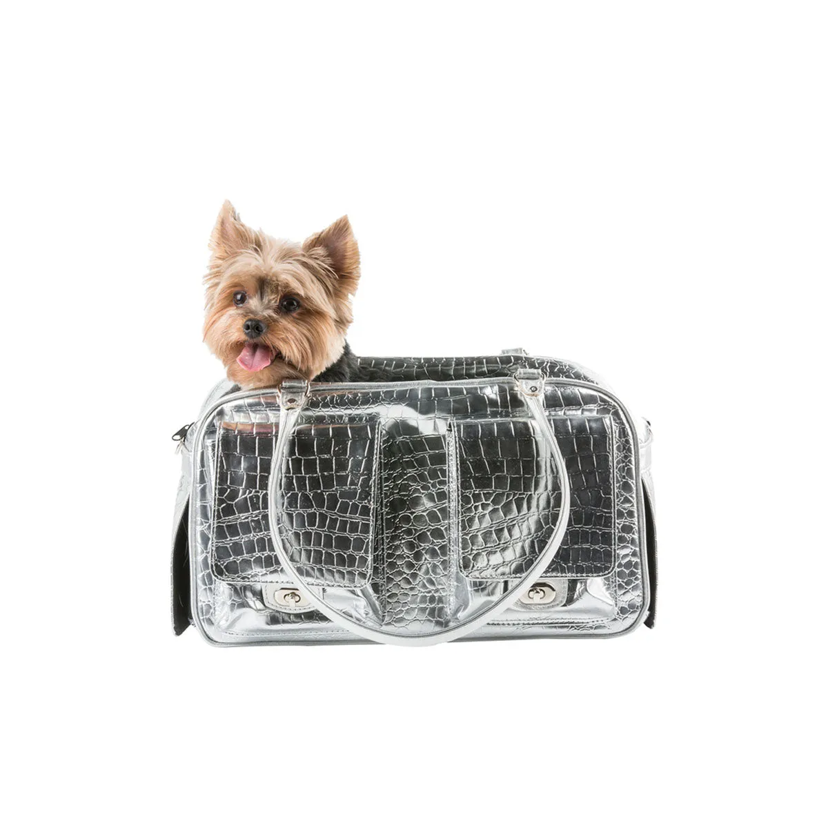 Marlee Pet Carrier - Silver Gator