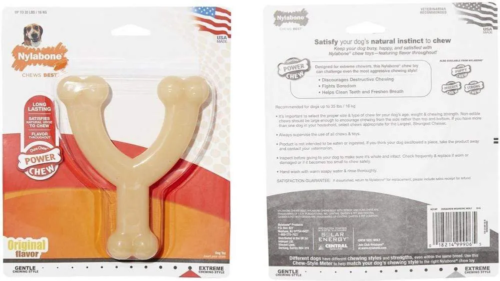 Nylabone DuraChew Wishbone Original Flavor Dog Toy