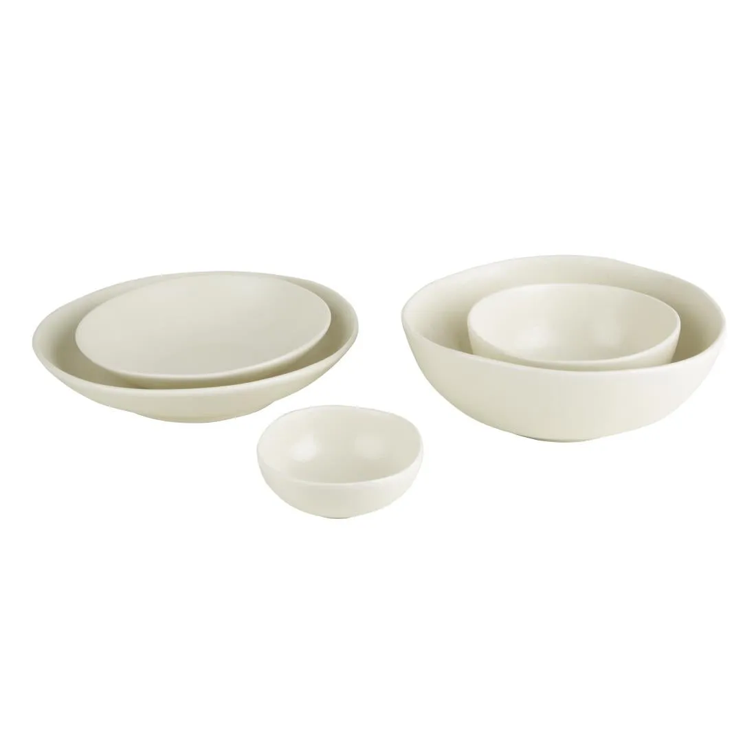 Olympia Build-a-Bowl Deep Bowls White 150mm (Pack of 6) - FC701