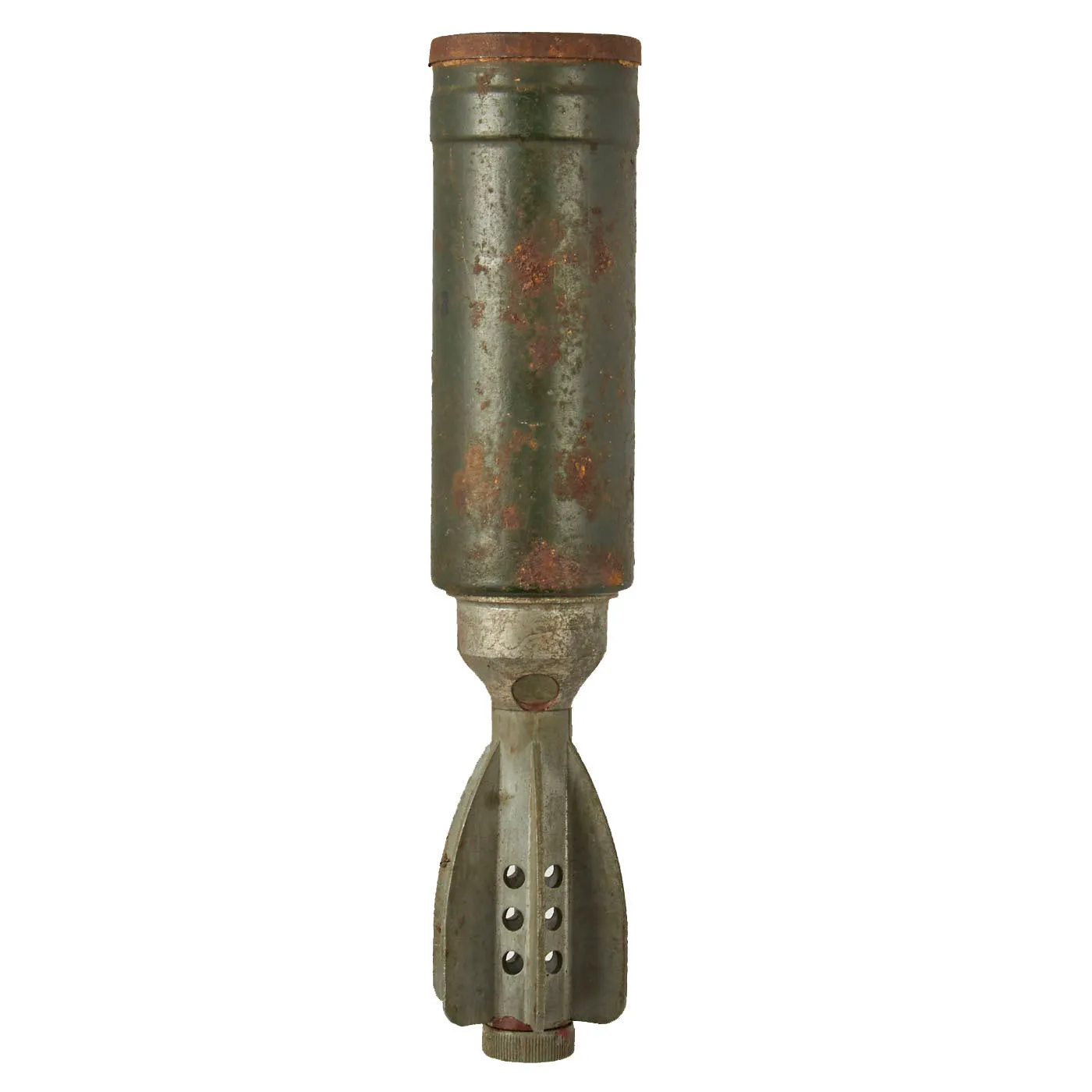 Original British WWII Ordnance SBML Two-Inch Mortar Illumination Parachute Round - INERT - Dated September 1942