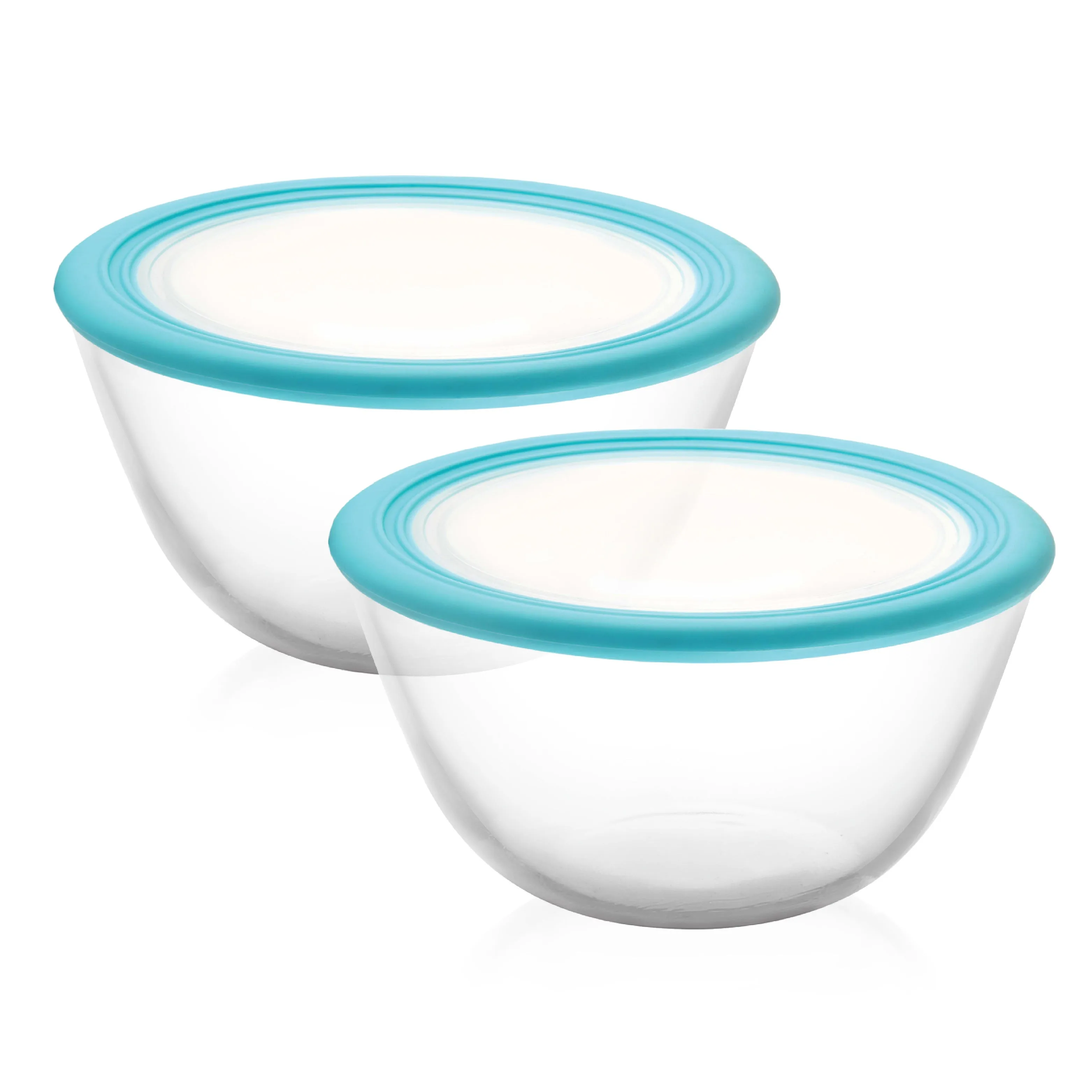 Ornella Glass Mixing Bowl Set, Set of 2