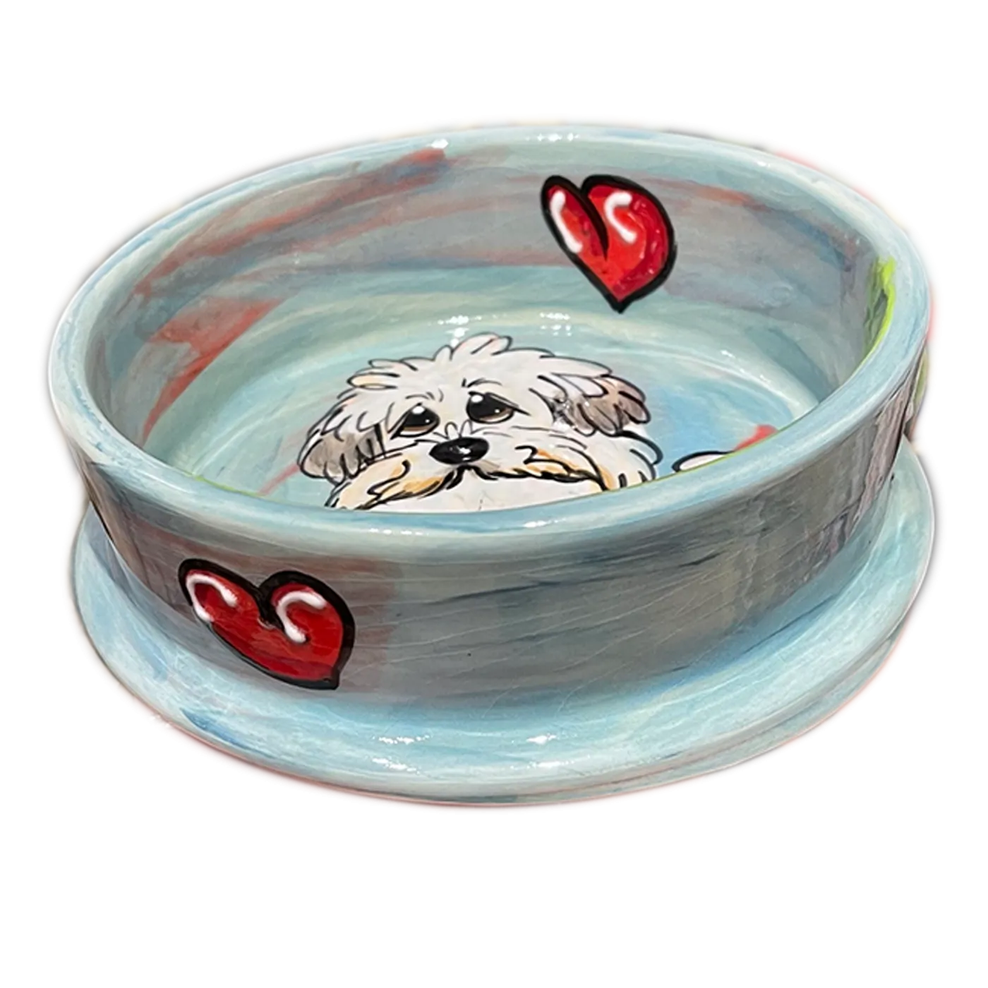 Peely Wally Shih Tzu  | Small Ceramic Personalized Bowl