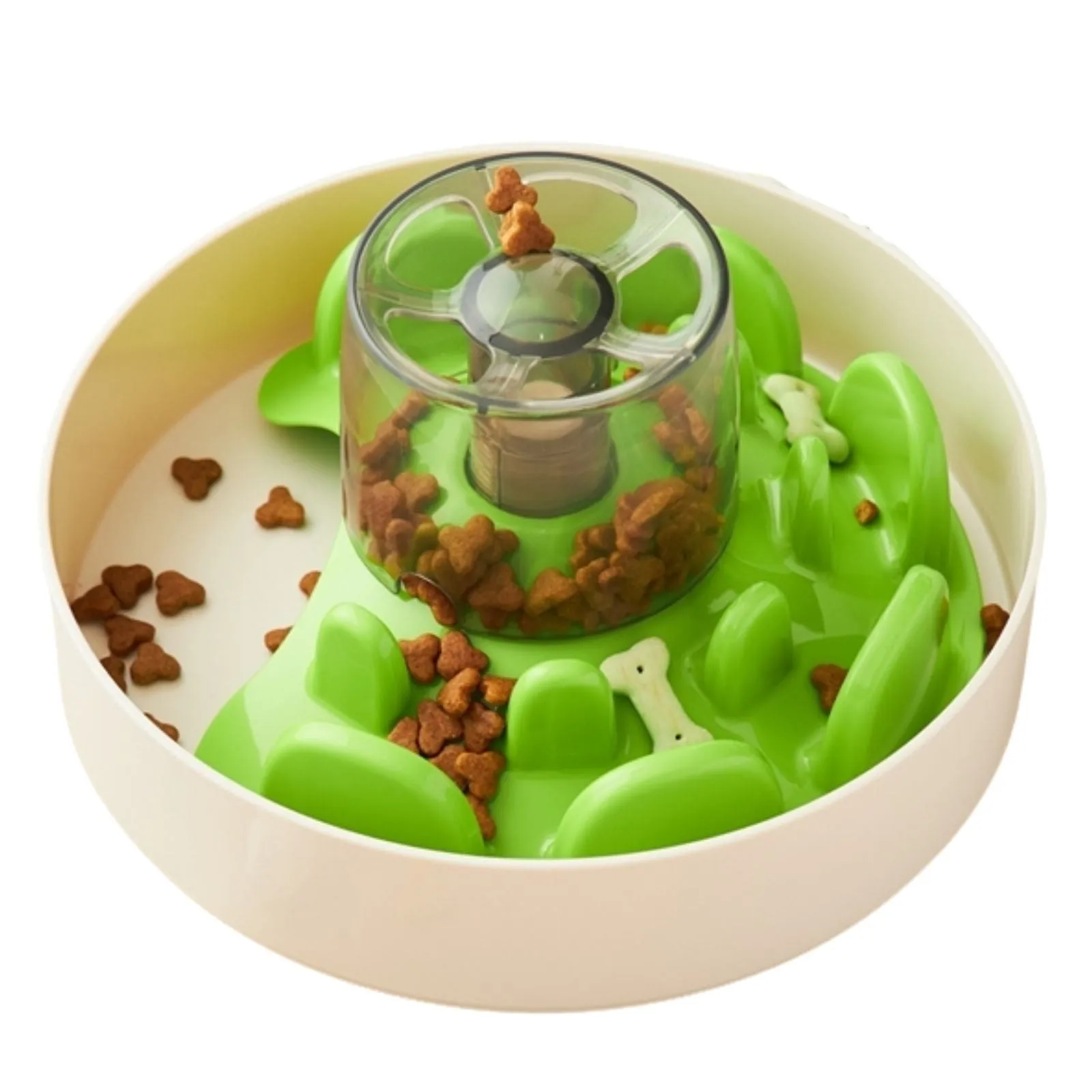 Pet DreamHouse Spin Interactive Slow Feeder for Dogs UFO Maze