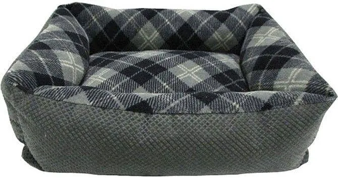 Petmate Tartan Plaid Lounger - Assorted Colors - 20"L x 15"W