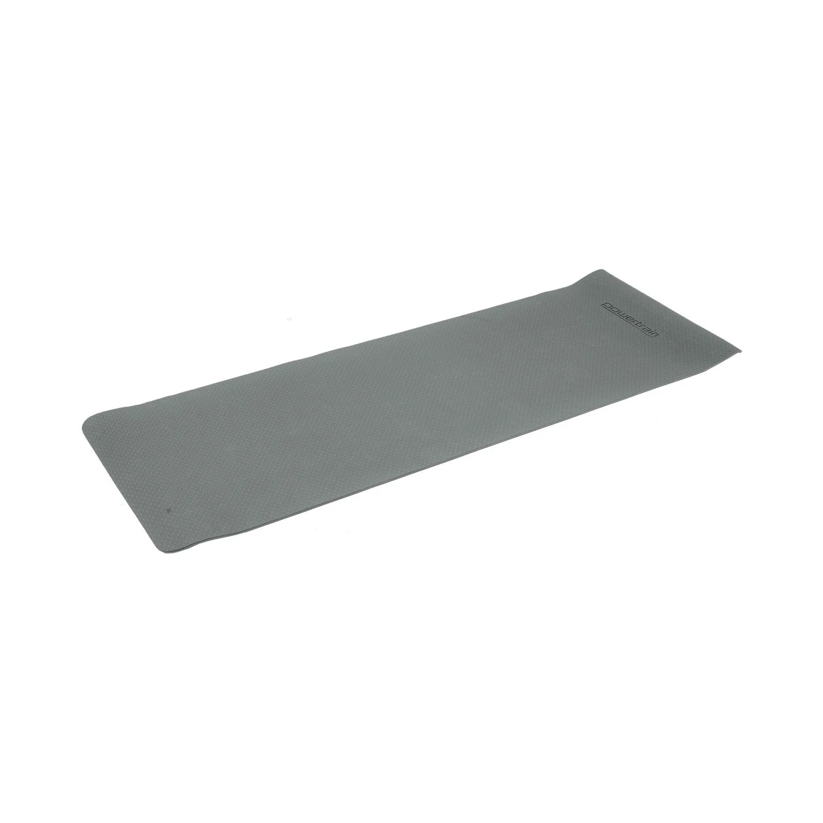 Powertrain TPE Yoga Pilates Exercise Mat 6mm - Light Grey