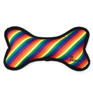 Rainbow Bone Tough Dog Toy