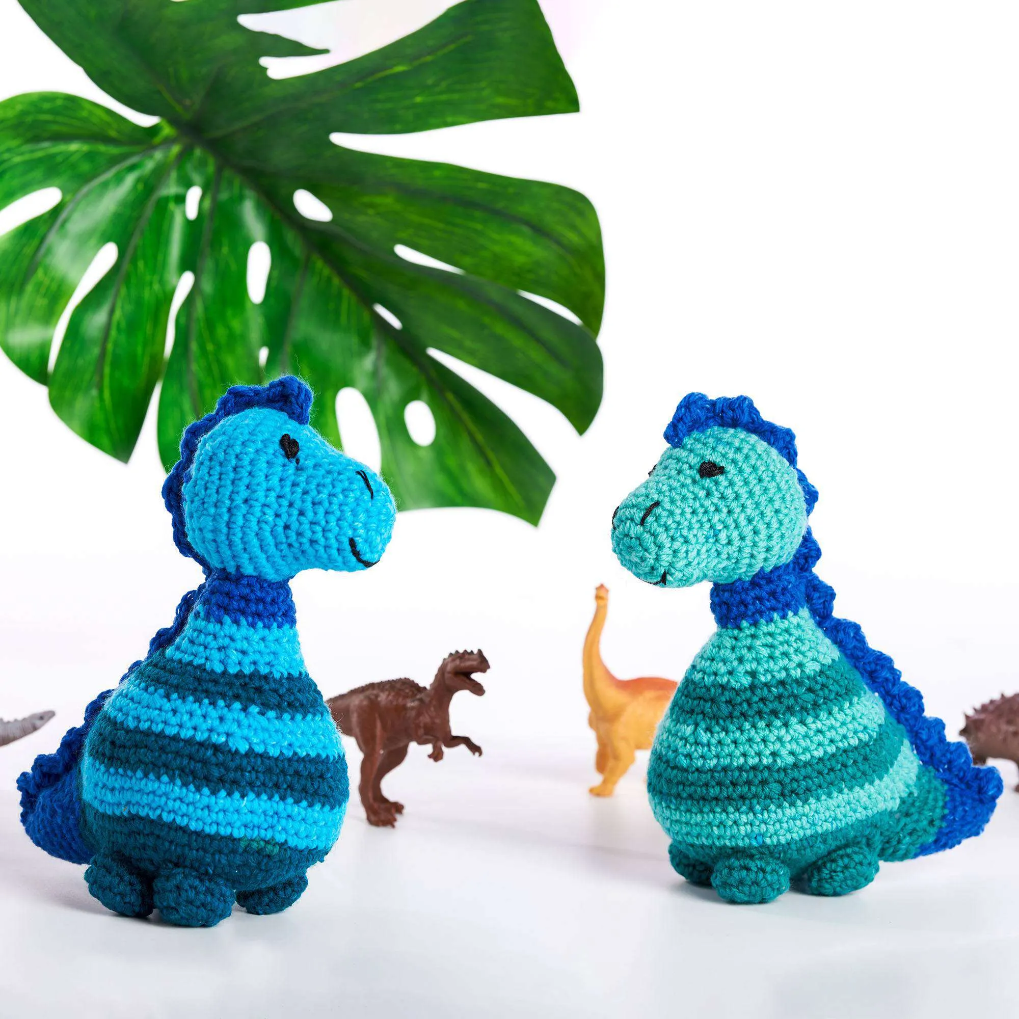 Red Heart Crochet Adorable Dinosaur Toys