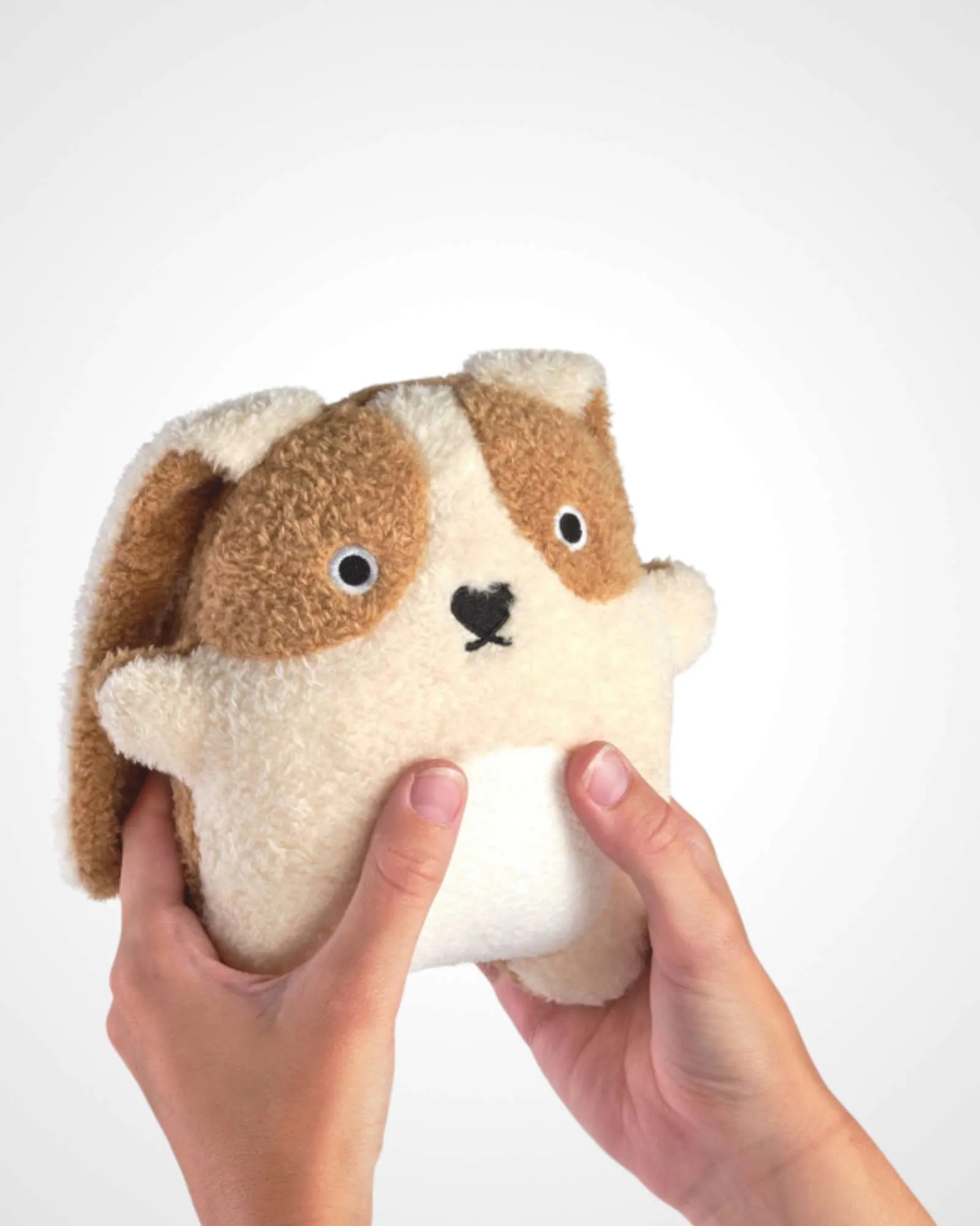 RICEPUPPY Plush Toy | Brown & Cream