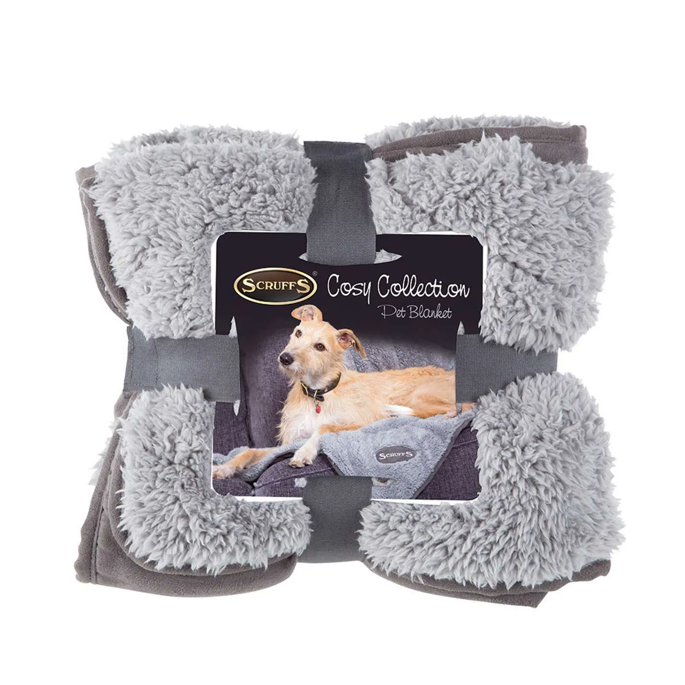 Scruffs Grey Cosy Blanket