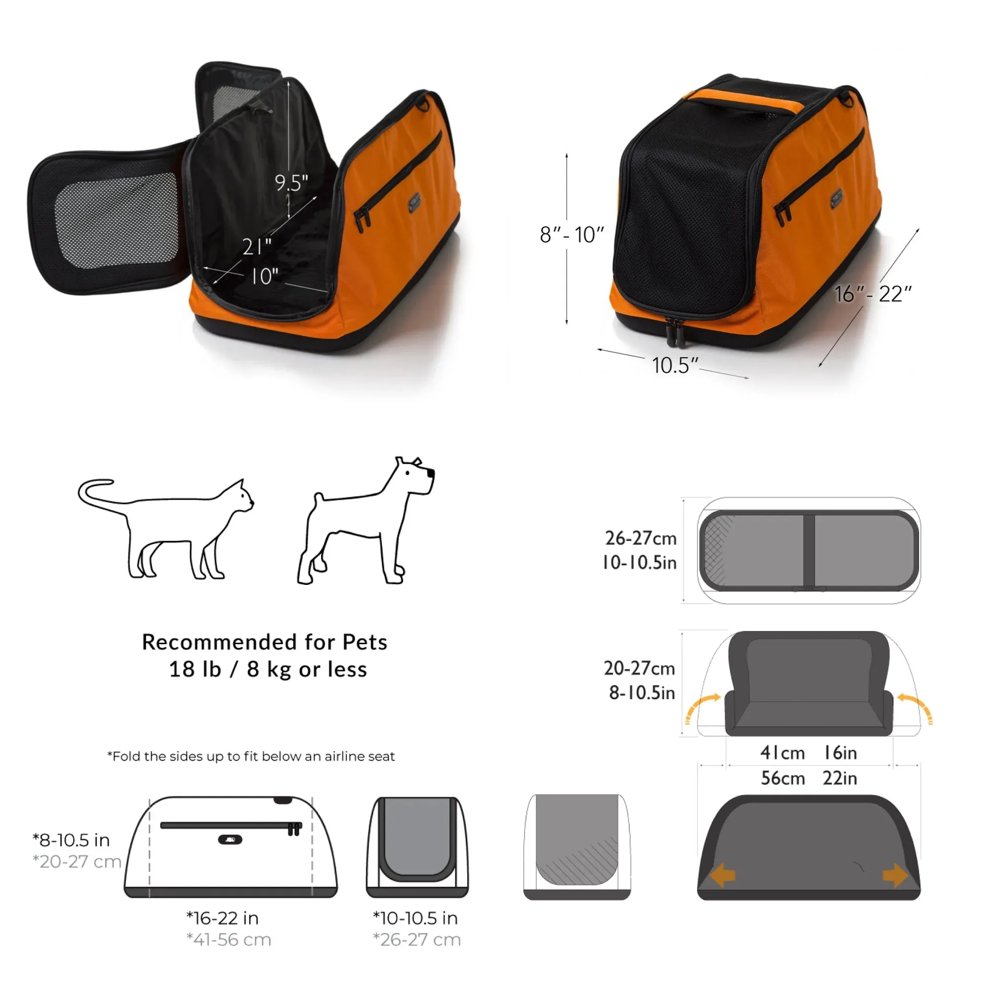 sleepypod air - orange dream