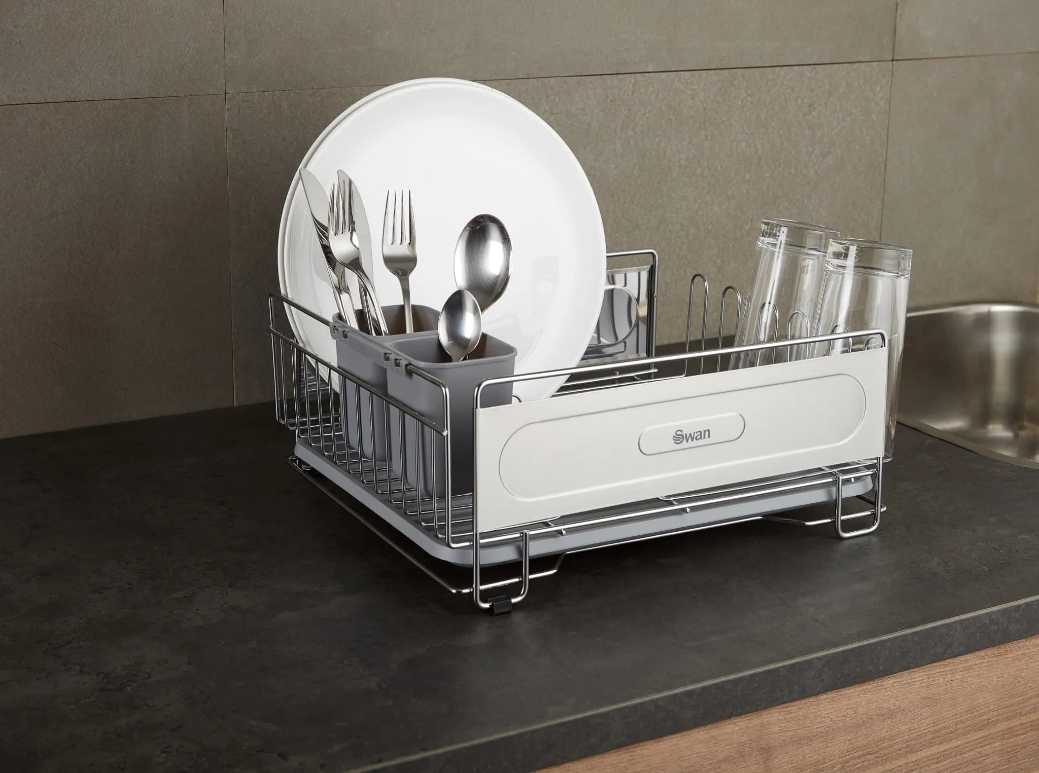 Swan Chrome Dish Rack